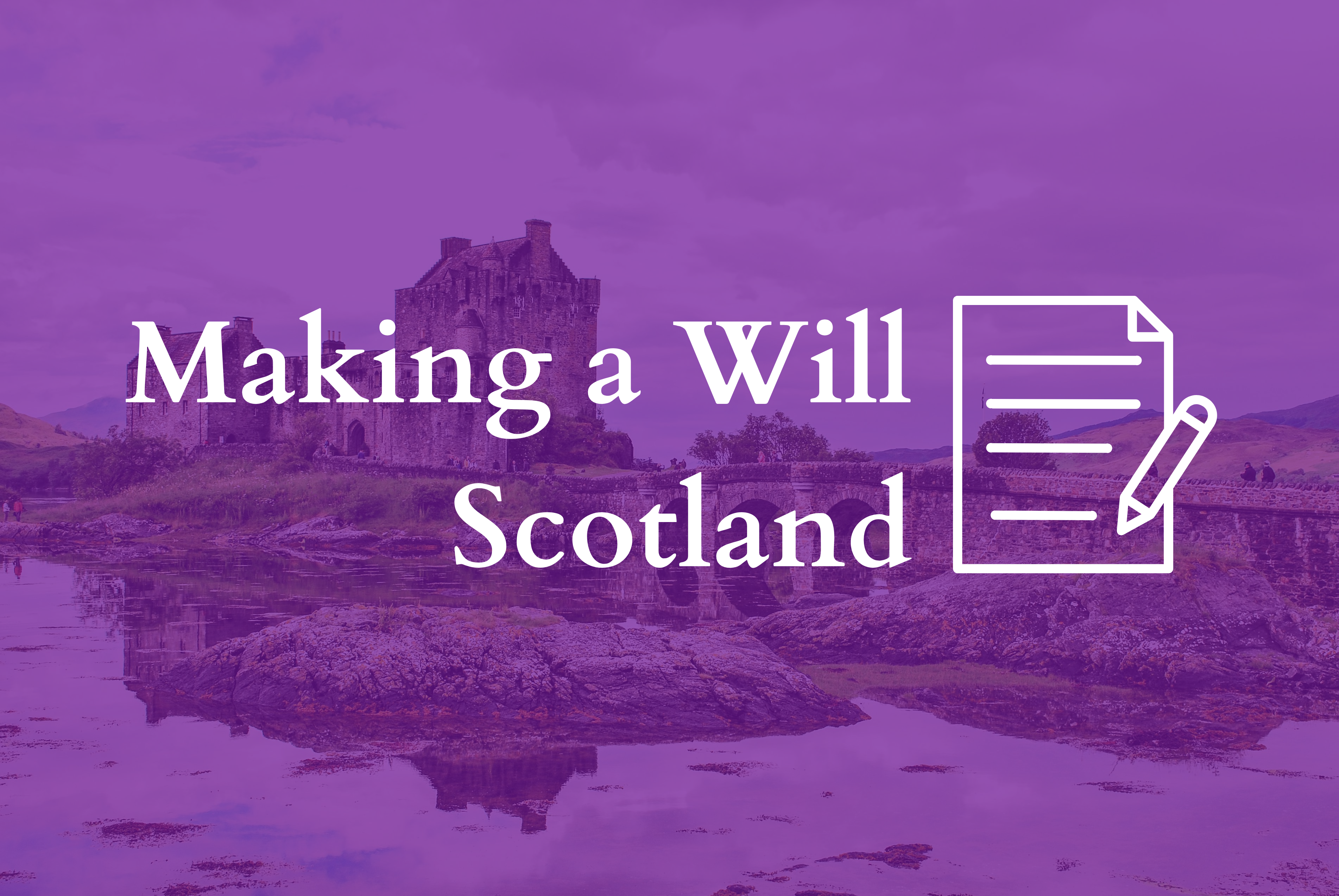 making a will in scotland blog cover image
